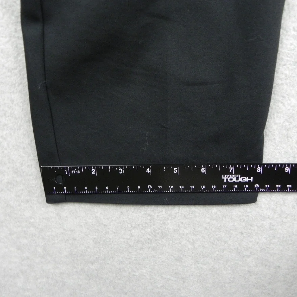 Apt 9 Pants Womens 12P Torie Dress Slacks Suit Stretch‎ Flex Flat Front Black